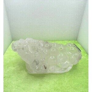 Large Clear Quartz Money Toad